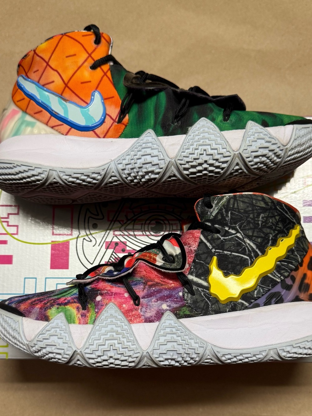 Nike Kyrie Kybrid S2 Pineapple Men’s size 9 Basketball Shoes Rare!